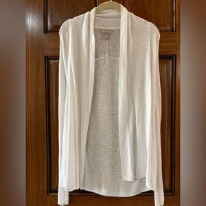 Banana Republic white Open Front Cardigan. XSmall.